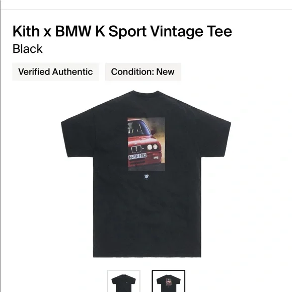 Kith | Shirts | Kith X Bmw Vintage T | Poshmark